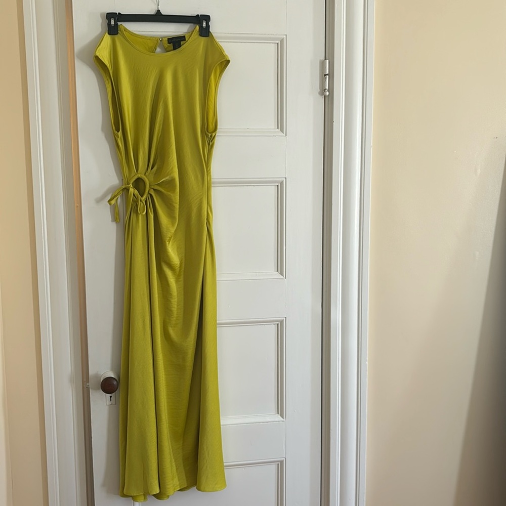 House of Harlow 1960 Green Yellow Dress
